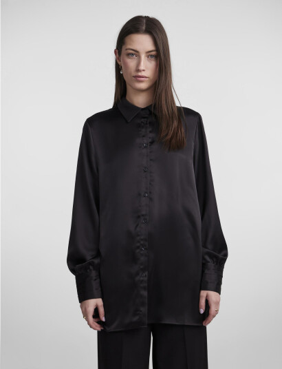 YAS Yaspella Ls Shirt S. Noos - Black - XS YAS Yaspella Ls Shirt S. Noos - Black - XS