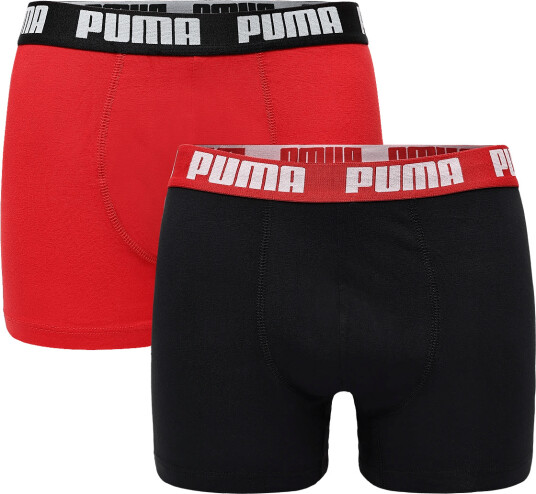PUMA Puma Men Everyday Basic Boxers 2P   Red   S