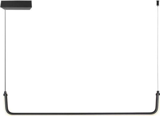 V-Tac Hengelampe Nedpendlet Armatur 12W Led Sort Vt-7769 4000K 1200Lm