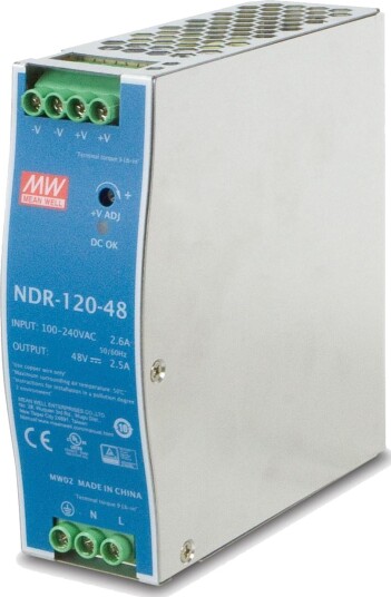 Ernitec Strømforsyning DIN 48V 120W Ernitec Strømforsyning DIN 48V 120W