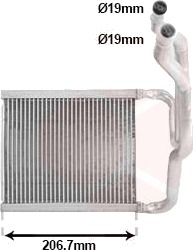Varmeapparat register VAN WEZEL 82016704