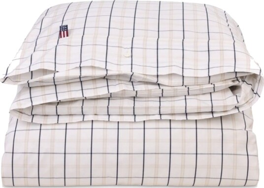 Lexington Poplin rutete dynetrekk 140 x 200 cm
