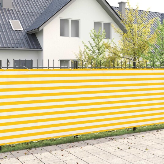 vidaXL Balkong privat skjerm 180 x 300 cm Stoff med PU belegg