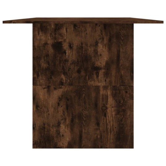 Spisebord røkt eik 180x90x76 cm konstruert tre 8721012209015