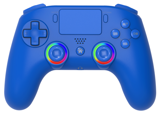 SuBsonic Trådløs LED kontroller PS4 blå PS4/Pc