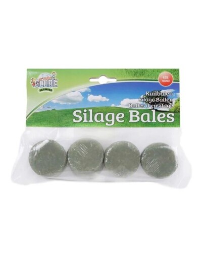 Kids Globe Round Silage Bales 1:32 4 pcs.