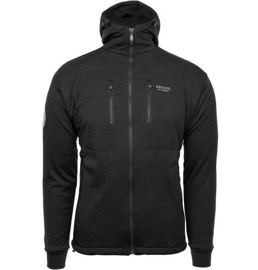 Brynje Antarctic Jacket w/ hood and protection Black