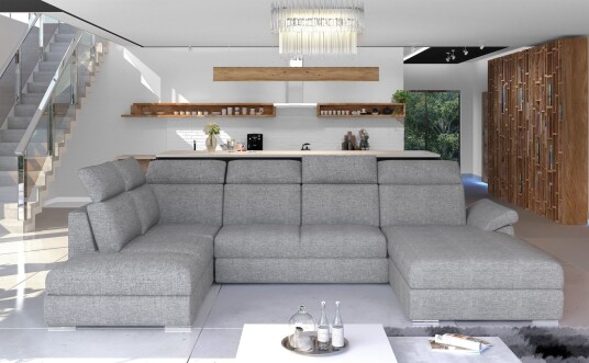 Zoana Sovesofa med Dobbeldivan   Grå