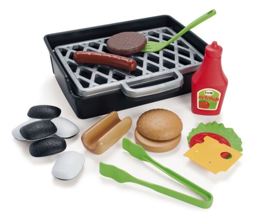 Dantoy Lekegrill med Pølse og hamburger**