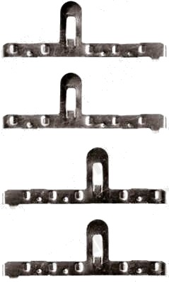 Nagle, bremsebelegg JURID 93683 Nagle, bremsebelegg JURID 93683