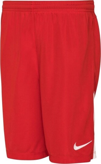 Nike Shorts League Knit II Dri FIT   Rød/Hvit Barn størrelse Large