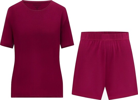 Bamboo Basics   Pysjsett B.B Pyjama Set Short   Brun