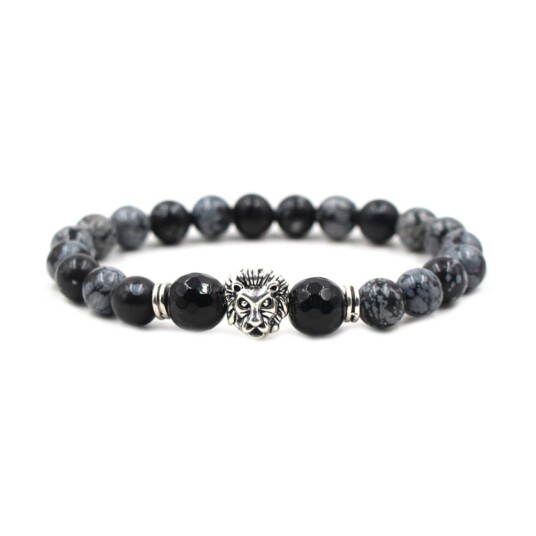 Auxere Lion Armbånd Stein KXD0235 - Herre