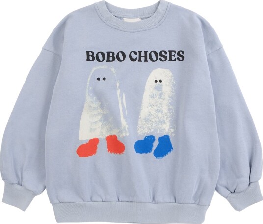 Bobo Choses Collegegenser   Spøkelser med rumpe   Light Blue   Bobo Choses   8 9 år (128 134)   Collegegenser   Lyseblå