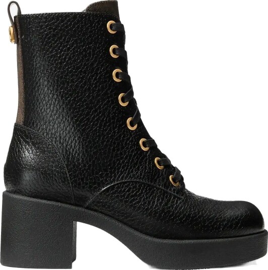 Michael Kors Bryant Lace Up Bootie - BLK/BROWN - 41