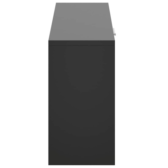 vidaXL Skobenk svart 80x24x45 cm konstruert tre vidaXL Skobenk svart 80x24x45 cm konstruert tre