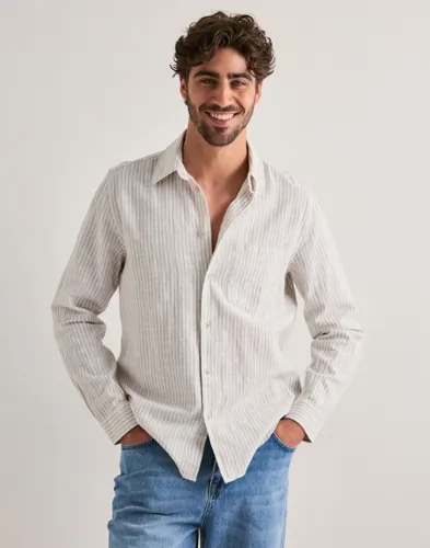 Samsøe Samsøe Liam Fp Shirt 14246 Hverdagsskjorter Beige
