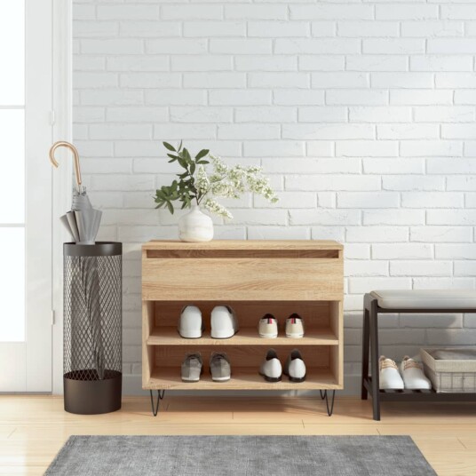 Skoskap sonoma eik 70x36x60 cm konstruert tre 8721012114784