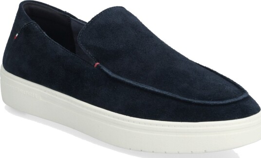 Tommy Hilfiger Modern Light Suede Loafer Navy 44 Tommy Hilfiger Modern Light Suede Loafer Navy 44