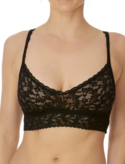 Hanky Panky Hanky Panky Retro Lace V Neck Retro Bralette Black M Hanky Panky Hanky Panky Retro Lace V Neck Retro Bralette Black M
