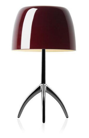 Foscarini Lumiere Bordlampe Grande Kirsebær Sortforkromet med Dimmer Foscarini Lumiere Bordlampe Grande Kirsebær Sortforkromet med Dimmer