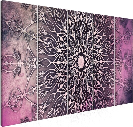 Bilde Center 5 Parts Narrow Pink 200x80 Artgeist sp. z o. o.