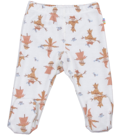Joha Leggings m. Føtter Ull/Bambus Off White Joha 50 Leggings Brun Hvit Joha Leggings m. Føtter Ull/Bambus Off White Joha 50 Leggings Brun Hvit