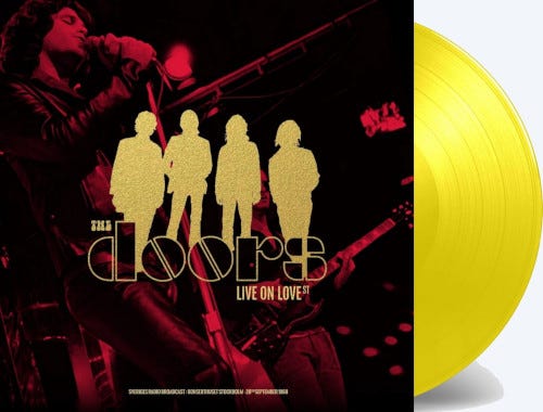 The Doors Live On Love Street Konserthuset Stockholm 1968 LP/Vinyl The Doors Live On Love Street Konserthuset Stockholm 1968 LP/Vinyl