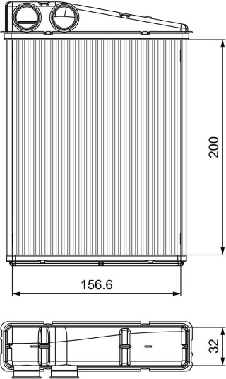Varmeapparat register VALEO 811542