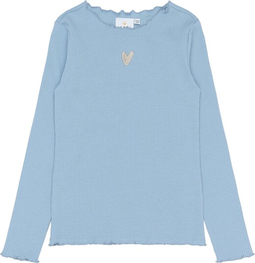 The New Tnstrianna L_S Rib Tee Blue 110