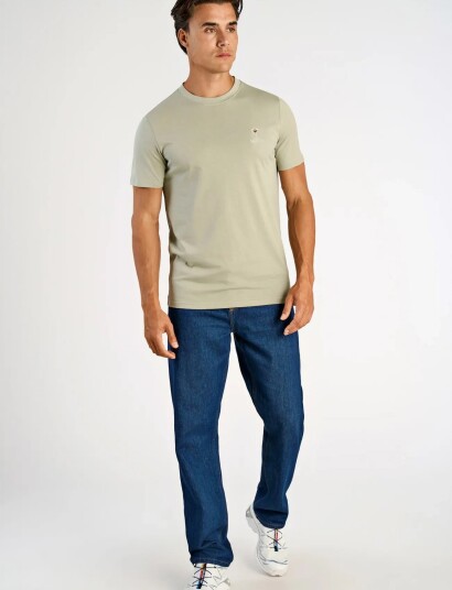 Lindbergh Cocktail Club Tee S/S Khaki green S Lindbergh Cocktail Club Tee S/S Khaki green S