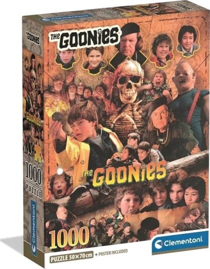 Clementoni Puzzle Compact Cult Movies 2026 The Goonies 1000 pieces 2D Puslespill
