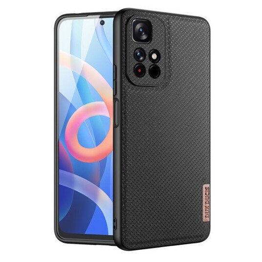 DUX DUCIS Fino Poco M4 Pro 5G deksel med vevd overflate - Sort