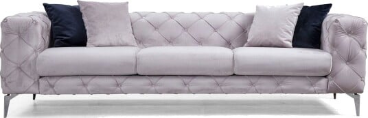 Mezonzo 3 seter Sofa Lysegrå