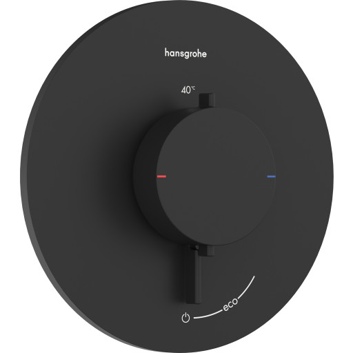 Hansgrohe Ecostat Comfort S dusjbatteri, sort