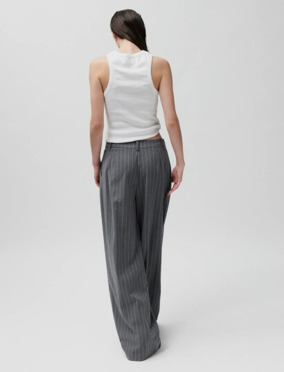 2NDDAY 2Nd Mille Dry Pinstripe Grey 44