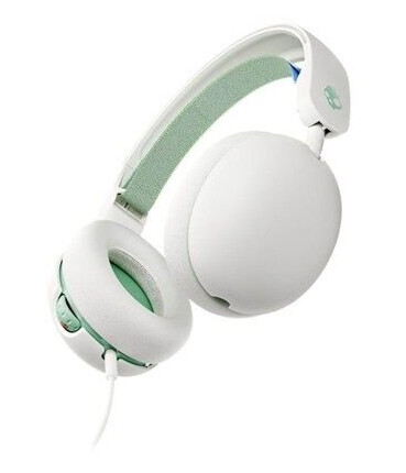 Skullcandy Grom Wired Headphones, White Skullcandy Grom Wired Headphones, White