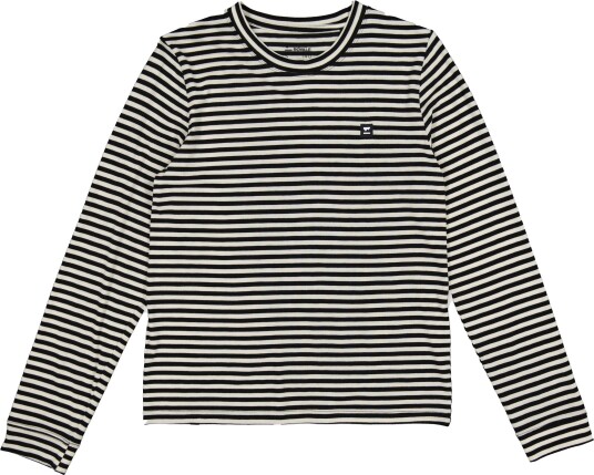 Mons Royale Women"s Icon Merino Long Sleeve Mr Stripe XL