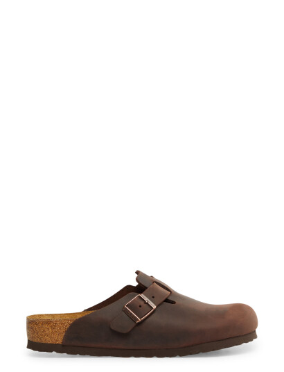 Birkenstock Boston Natural Leather Oiled - Brown - 39