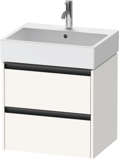 Duravit Ketho.2 Servantskap 2 Skuffer 584x460 mm Hvit Matt