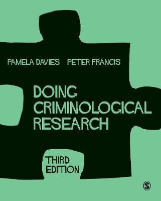Doing Criminological Research Av Pamela Davies, Peter Francis