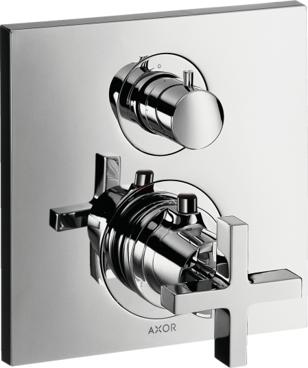 Axor Citterio Termostat, med 2 utløp For innbygging, Krom Axor Citterio Termostat, med 2 utløp For innbygging, Krom
