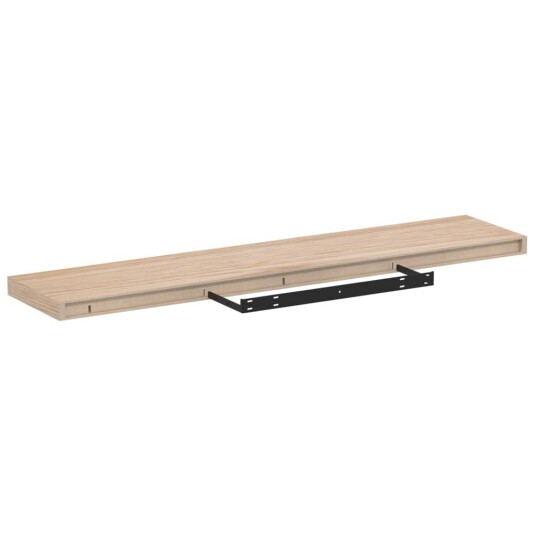 Flytende hyller 4 stk 110x23,5x4 cm konstruert tre 8721158393104