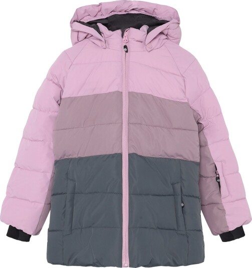 Color Kids Ski Jacket quilt & Colorblock Mauve Mist 128 Color Kids Ski Jacket quilt & Colorblock Mauve Mist 128