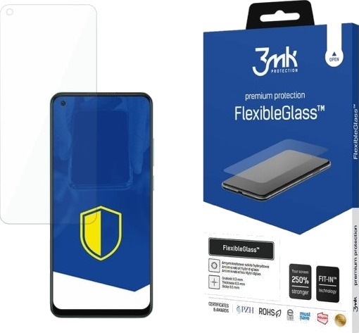 3Mk Flexibleglass til Oppo A78 4G – Tynn hybrid skjermbeskytter med 7H hardhet