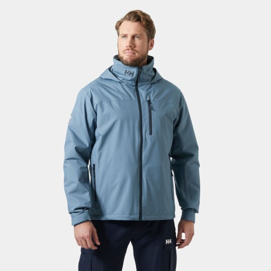 Helly Hansen Crew Mellomlags Seilerjakke Med Hette 2.0 Herre Marineblå 2xl