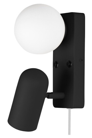 Globen Lighting Doppio Vegglampe Svart