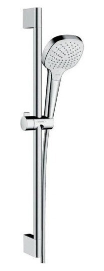 Hansgrohe Croma Select E Vario dusjsett 650 mm, Hvit/Krom Hansgrohe Croma Select E Vario dusjsett 650 mm, Hvit/Krom