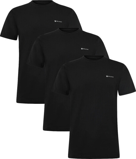 Belstaff 3 Pack T-Shirt Olive / Khaki Green / Pale Stone - Black - XXL