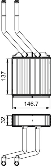 Varmeapparat register VALEO 811520